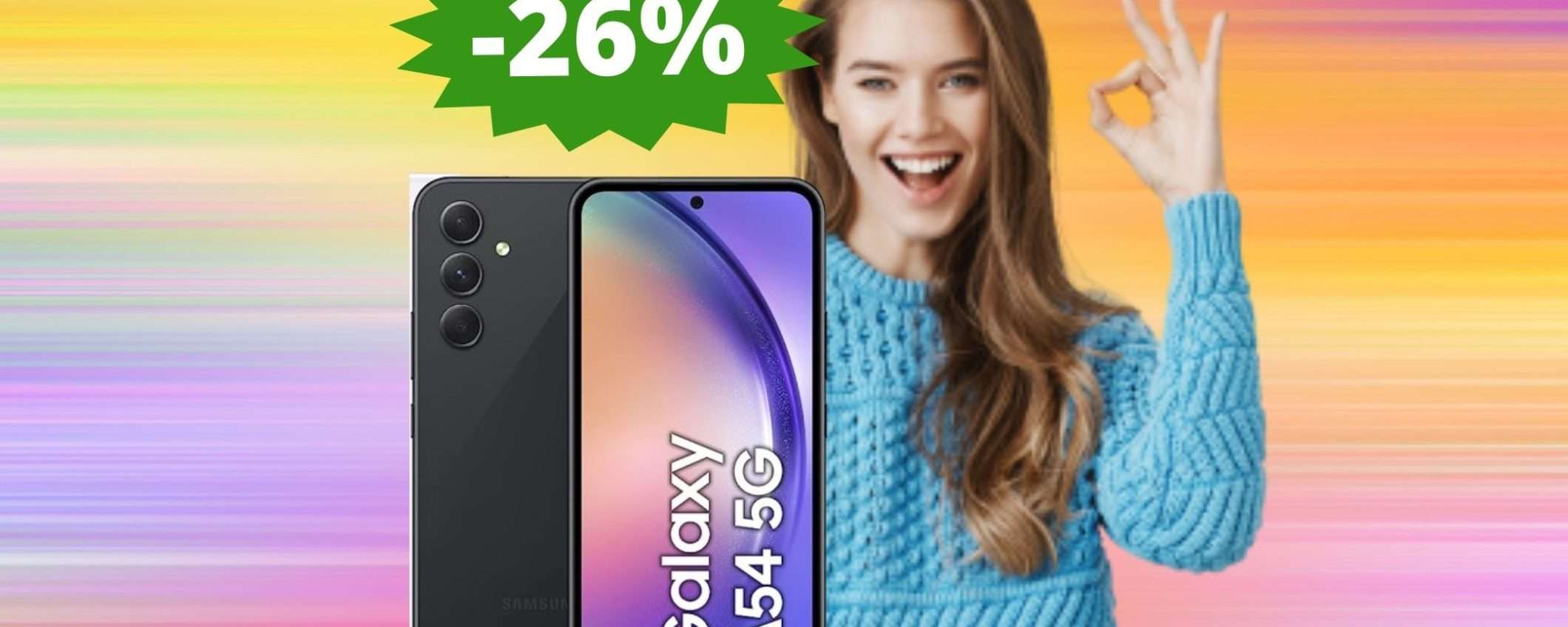 Samsung Galaxy A54: un AFFARE da non perdere (-26%)