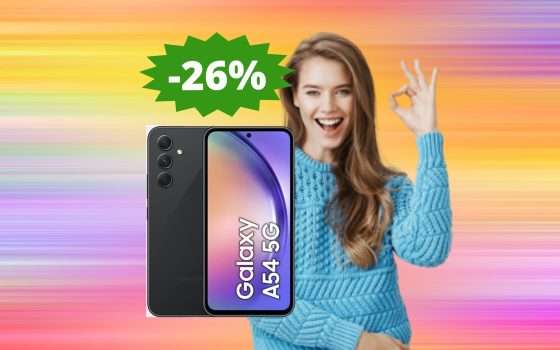 Samsung Galaxy A54: un AFFARE da non perdere (-26%)