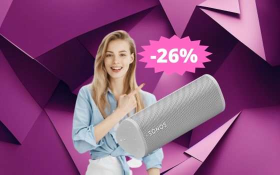 Speaker Sonos Roam: IMABATTIBILE a questo prezzo (-26%)