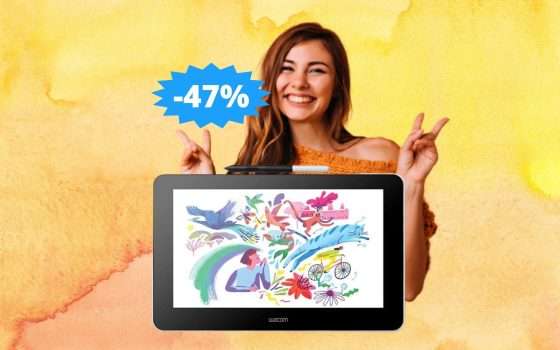 Wacom One Creative: un'OFFERTA esclusiva Amazon (-47%)