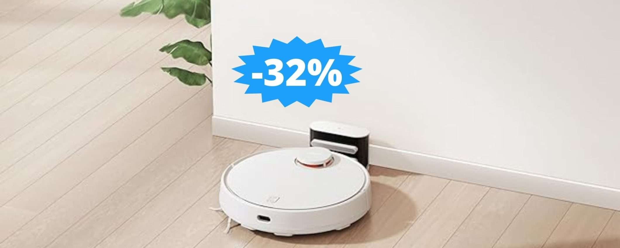 Xiaomi Robot Vacuum S10: sconto IRRESISTIBILE del 32%