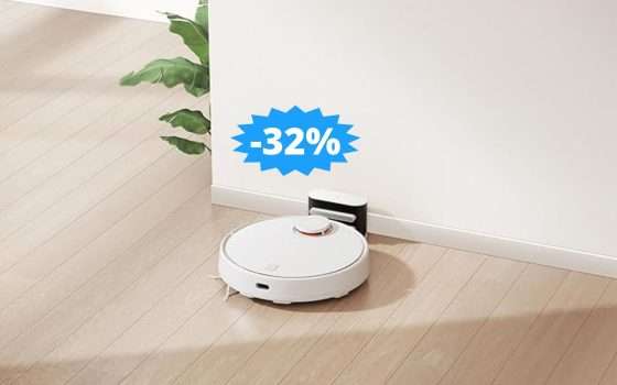 Xiaomi Robot Vacuum S10: sconto IRRESISTIBILE del 32%