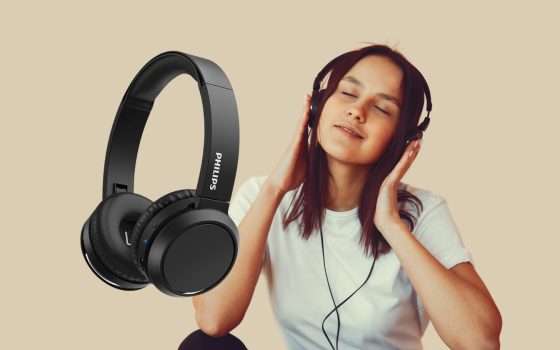 Cuffie Bluetooth Philips con tasto Bass Boost a soli 29€ su Amazon