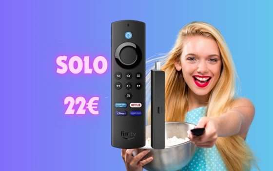 Fire TV Stick Lite: OGGI SOLO 22€ su Amazon