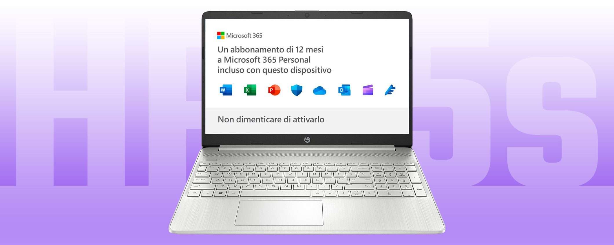 Solo 249€ per il notebook HP con Windows 11 e M365