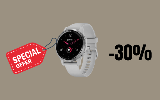 Garmin Venu 2S, elegante e sportivo, in SUPER sconto del 30%