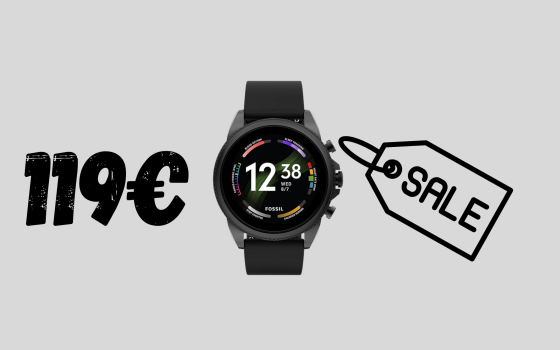 Fossil Gen 6, lo smartwatch elegante in MEGA sconto del 60%