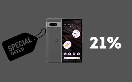 Google Pixel 7a in SUPER sconto del 21% con 128GB