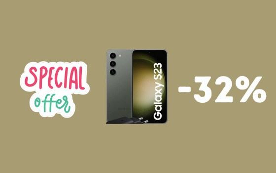 Samsung Galaxy S23 con 128 GB in SUPER sconto del 32%