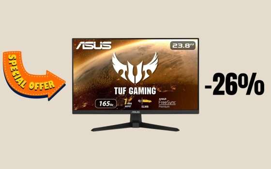 ASUS TUF Gaming Monitor, a SOLI 169,99€ non c'è di meglio