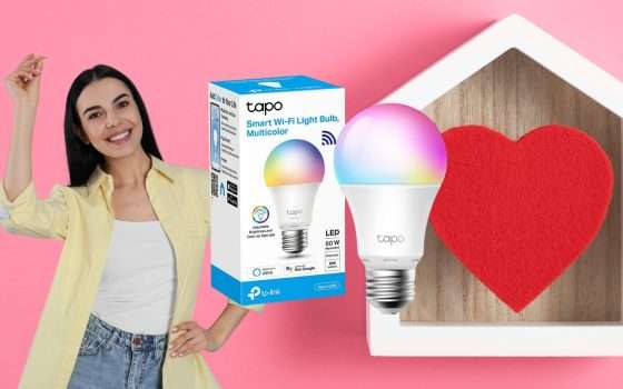 Lampadina WiFi Tapo a soli 9€: l'OFFERTA FOLLE di Amazon