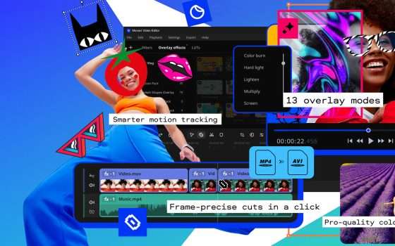 Editing video con l'IA: acquista in sconto Movavi Video Suite