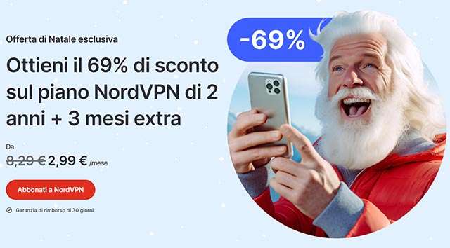 L'offerta di NordVPN per il Natale