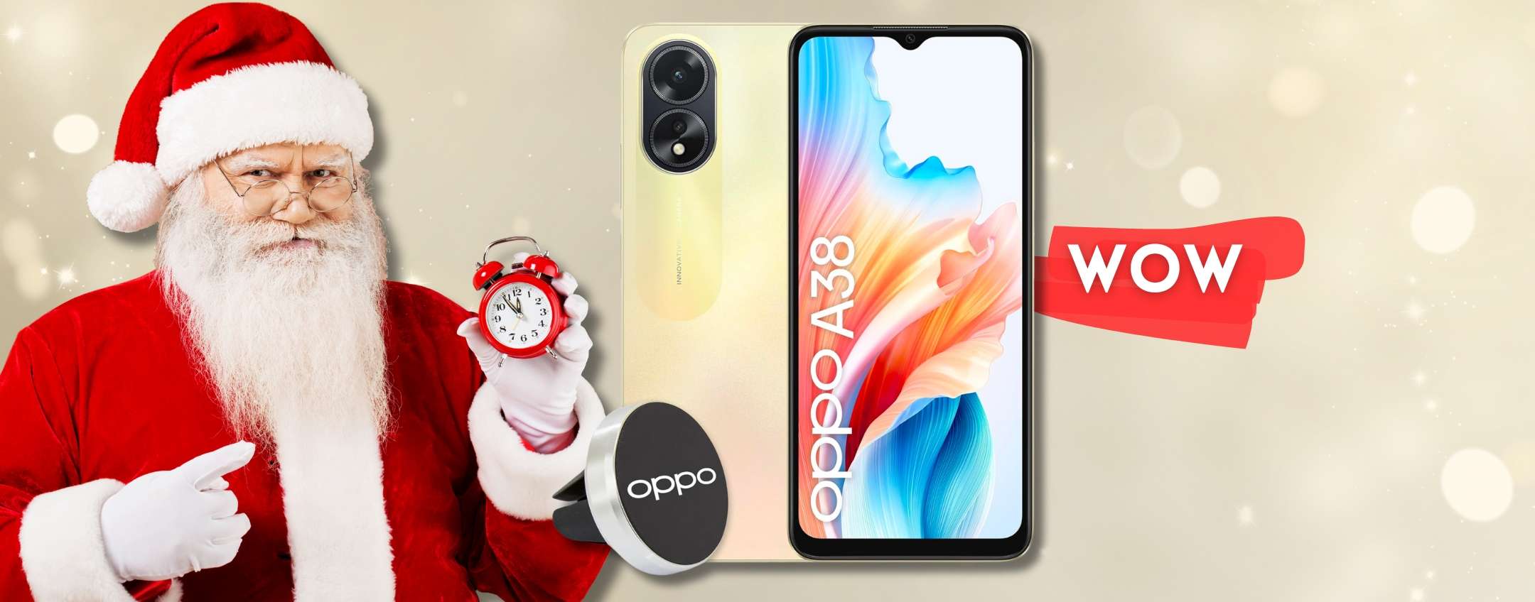 OPPO A38 è lo smartphone Android da acquistare SOTTO I 150€