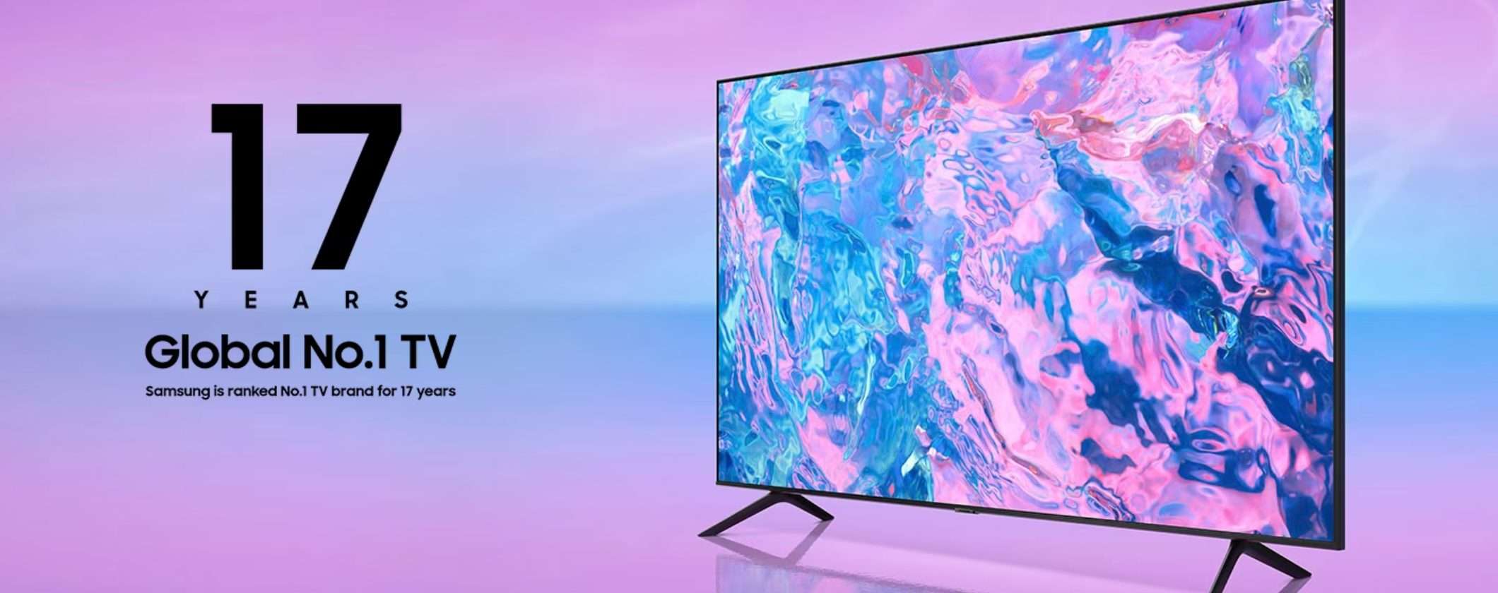 Con la Samsung Crystal TV 4K i colori prendono vita (-142€)