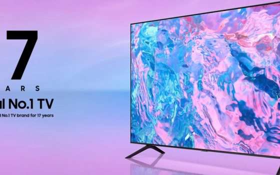 Con la Samsung Crystal TV 4K i colori prendono vita (-142€)