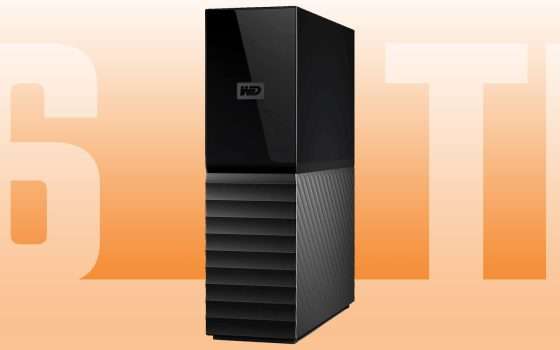 HDD 6 TB: WD My Book oggi in sconto a METÀ PREZZO