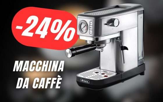 Con Ariete Espresso Slim Metal farai il caffè come al bar!