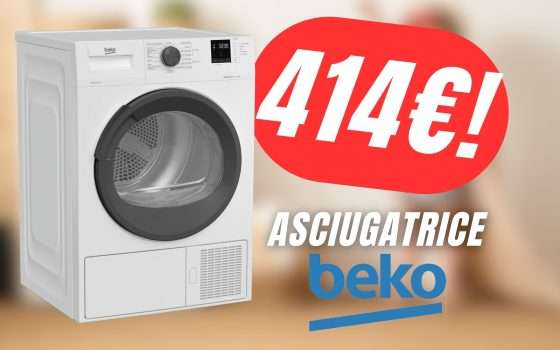 Addio capi bagnati grazie all'Asciugatrice Beko!