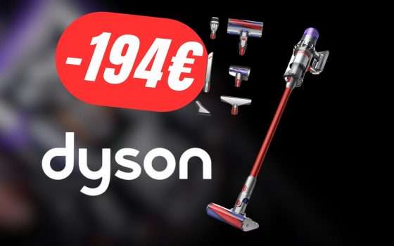 Il nuovissimo Dyson V11 Fluffy CROLLA grazie al COUPON+SCONTO eBay!