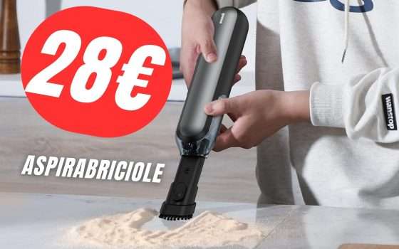 DOPPIO COUPON per l'Aspirabriciole piccolissimo e potentissimo!