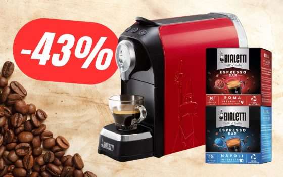 La Macchina da Caffè Bialetti Super (con capsule in REGALO) è scontata del 43%!