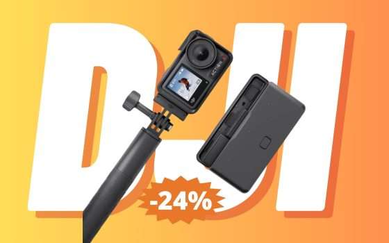 DJI Osmo Action 4 Combo Adventure: prezzo IRRESISTIBILE (-19%)