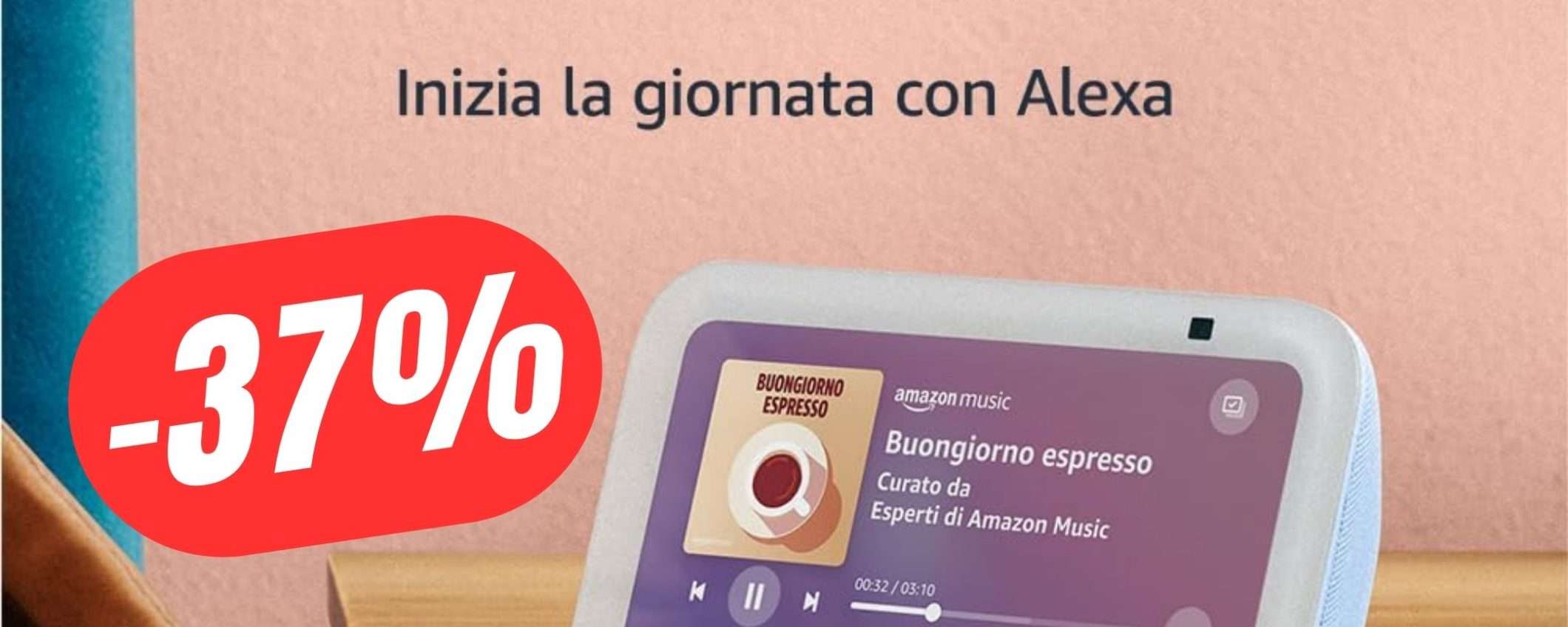 Amazon Alexa con Schermo CROLLA del 37%!