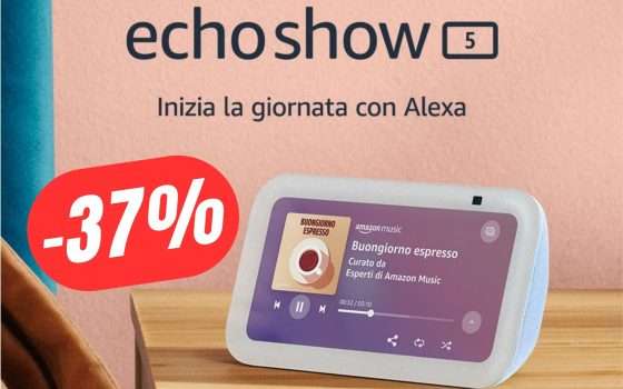 Amazon Alexa con Schermo CROLLA del 37%!