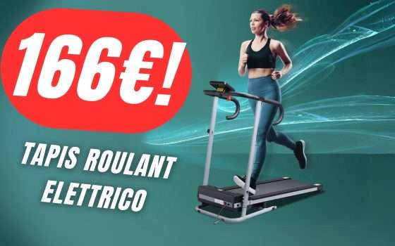 PREZZO FOLLE per il Tapis Roulant Elettrico (solo 166€!)