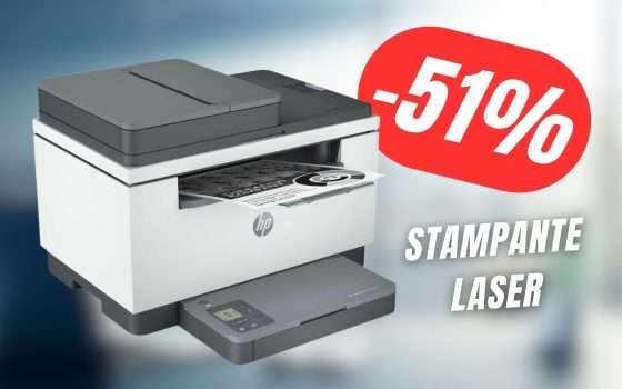 SCONTO FOLLE per questa Stampante Lase HP (-51%!)