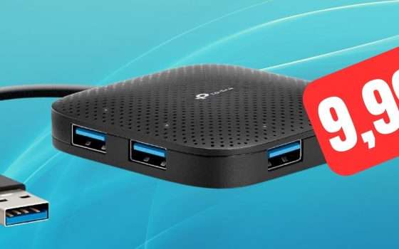 Hub USB 4-in-1 TP-Link: prezzo AFFARE su Amazon (9,99€)