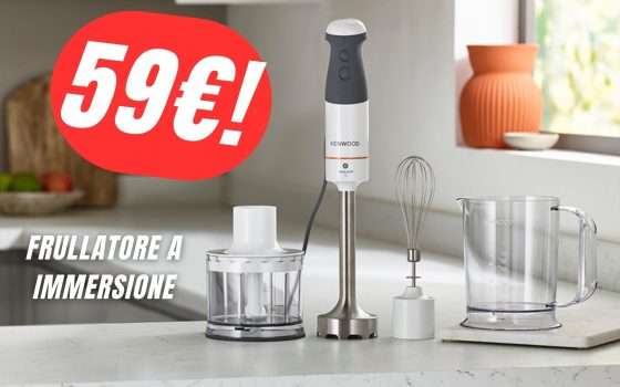 Con questo sconto risparmierai 20€ sul Frullatore Kenwood!