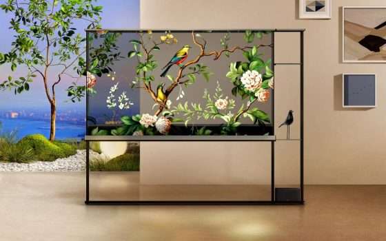 CES 2024: LG svela una TV OLED trasparente