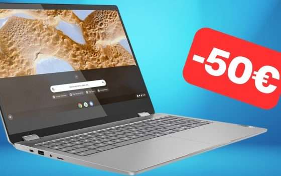 Chromebook Lenovo Touchscreen in OTTIMO SCONTO su Amazon