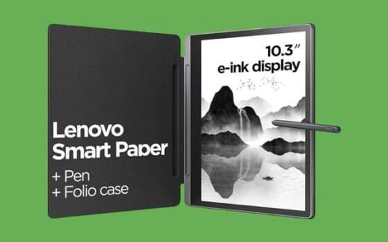 Lenovo presenta il blocco note digitale Smart Paper: la risposta