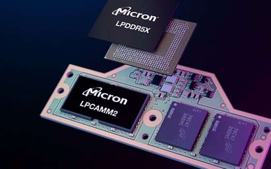 Micron annuncia i nuovi moduli LPCAMM2 con LPDDR5X