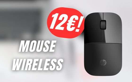 Paga solo 12€ questo Mouse Senza Fili di HP!