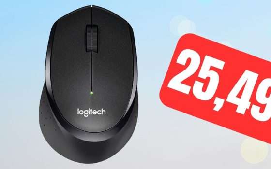 Mouse Logitech wireless e silenzioso ad un SUPER PREZZO su Amazon