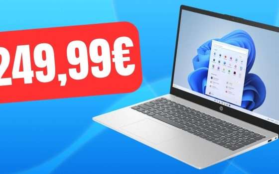 Notebook HP in SUPER SCONTO: ti bastano 249,99€ su Amazon