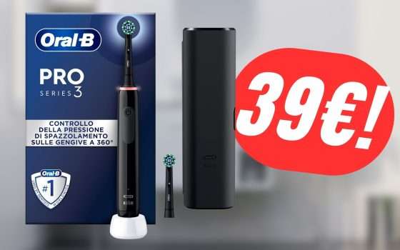 Migliora la tua igiene orale con lo Spazzolino Elettrico Oral-B Pro 3 3500!