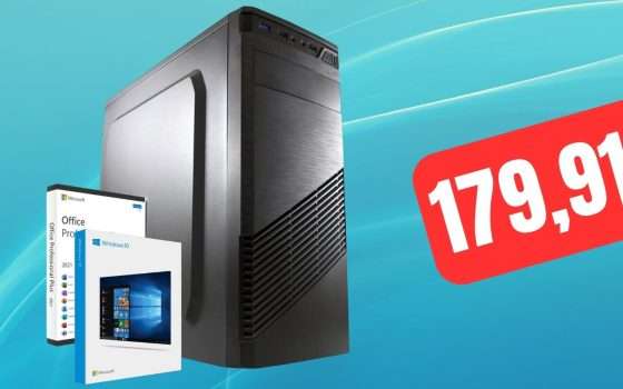 PC assemblato e pronto all'uso in DOPPIO SCONTO su eBay