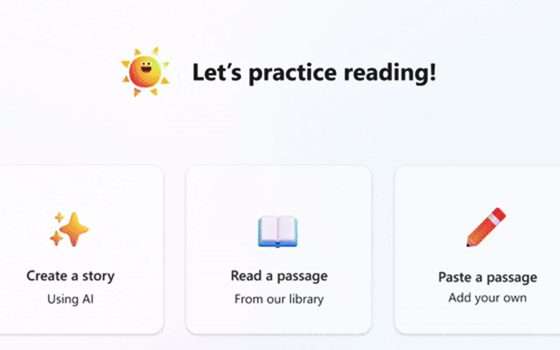 Disponibile gratis Reading Coach, il tutor di lettura AI di Microsoft