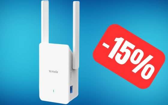 Estendi la portata WiFi con questo ripetitore in offerta Amazon (-15%)