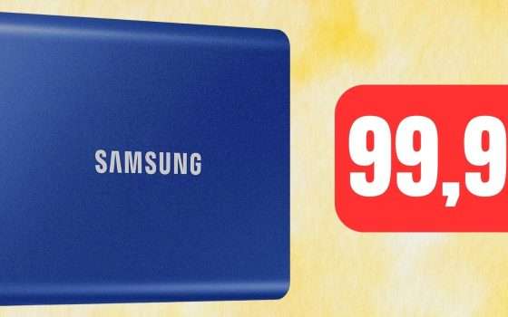 SSD portatile Samsung 1TB a soli 99,99€: OCCASIONE su Amazon (-38%)