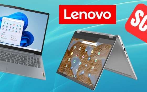 Laptop e Chromebook Lenovo in offerta: Amazon segnala gli imperdibili