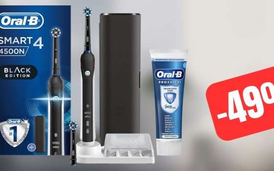 Spazzolino elettrico Oral-B: Amazon lo sta SVENDENDO (-49%)