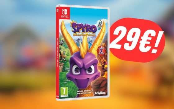 Spyro: la Trilogia per Nintendo Switch è SCONTATA a soli 29€!