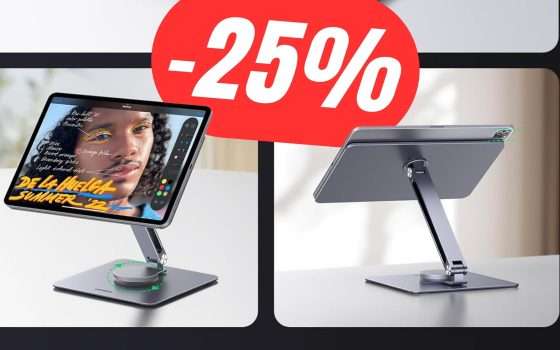 SCONTO DEL 25% per il Supporto Magnetico per iPad Pro!