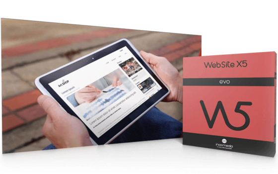 La soluzione per un sito web professionale? WebSite X5 di Incomedia